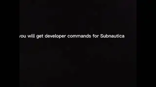 how to get developer commands for Subnautica on console