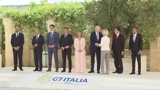 Líderes iniciam cúpula do G7 em resort no sul da Itália | AFP