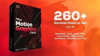 The Motion Graphics Pack For After effects - [Promotional video]