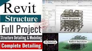 G+4 Building Structure Design in Revit Structure with Robot Structure Analysis