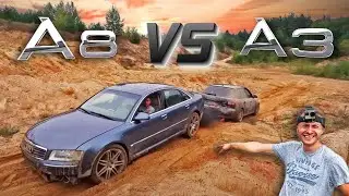 Najdroższe vs. Najtańsze AUDI QUATTRO | Przeprawa + wyścig