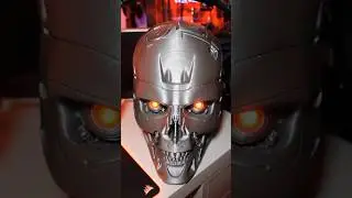 3D-Printed Terminator 2 Model 101 Head Prop!