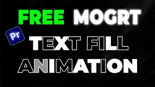 Text Animation Premiere Pro | FREE MOGRT