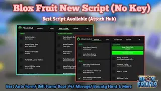 [Roblox Hack] BLOX FRUIT Script 2024 AUTO FARM | MIRAGE | BELI FARM | SMOOTH | FAST ATTACK (NO KEY)