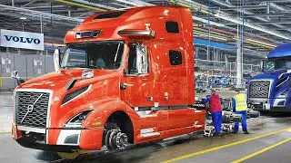 Inside Factory Building Best Volvo's Semi Trucks