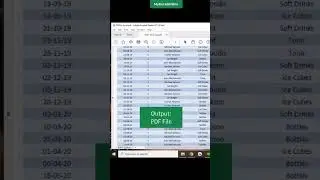 Excel to Pdf ♻️