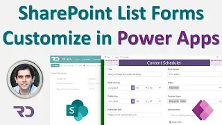 How to Customize SharePoint list forms with Power Apps - Beginners Tutorial