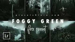 FOGGY GREEN — Professional Color Correction in Lightroom Mobile | Forest Photography Editing | FREE