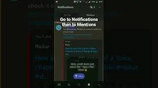 How to Enable include @role Mentions in Discord Mobile #roduz #discord #howto #how #mention #roles