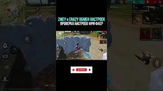 ЛУЧШИЕ НАСТРОЙКИ ФРИ ФАЕР - ZMEY и CRAZY ПОМЕНЯЛИСЬ НАСТРОЙКАМИ | НАСТРОЙКИ Фри Фаер - Free Fire