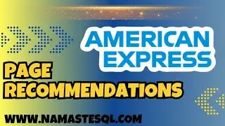 American Express SQL Interview Question and Solution |  Page Recommendation