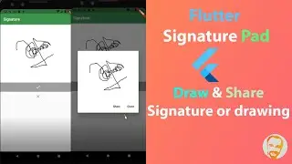 flutter tutorial signature pad. make your own signature pad using flutter