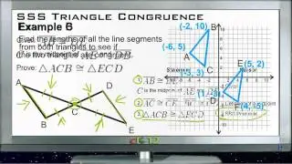 SSS Triangle Congruence: Examples (Basic Geometry Concepts)