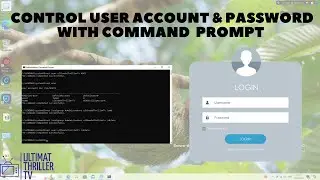 how to Manage user accounts and passwords using Command Prompt