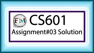 CS601 Assignment 3 Solution Fall 2019 | SOLUTION Assignment No. 3 (CS601 – Data Communication)
