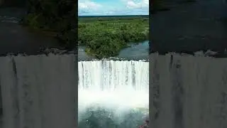 Drone Waterfall footage