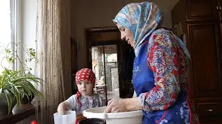 Life in the oldest Dagestan Village. Village Life in Russia