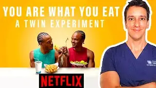 Scientist fact-checks New Netflix Diet Documentary: Vegan vs Omnivore Twins