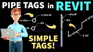 Create EASY and SIMPLE Pipe Tags in Revit MEP