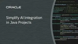 Simplify AI Integration in Java Projects