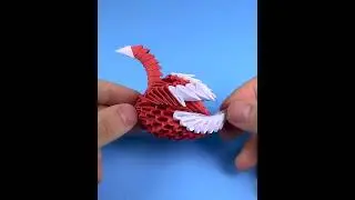 3D origami Swan