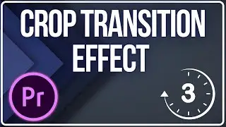 How to create a Crop Transition Effect in Adobe Premiere Pro CC Tutorial