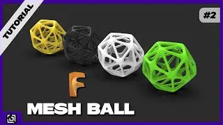 How to design a Mesh Ball? | Fusion 360 Tutorial | It's Made EZy