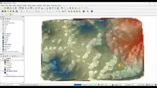 QGIS 3.14 Tutorial ।। Create contour and DEM ।। Google Earth ।। Geospatial Information Hub