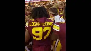 Gopher Football Postgame Rouser with President Cunningham