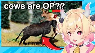 Are Cows OP? |  Rosiebellmoo TierZoo react