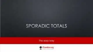 Calculating Sporadic Totals in Excel | ExcelTutorials