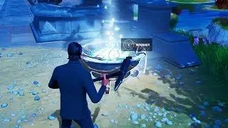 Make contact with AMIE at a Hologram Brazier (Fortnite Chapter 4 Season 1 Oathbound Bonus Rewards)