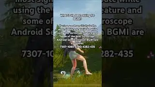 Best settings for BGMI 