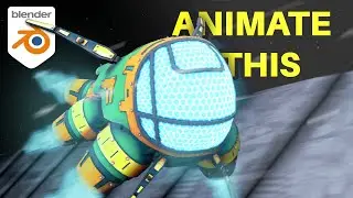 Create A Spaceship Animation In Just 5 Minutes! Blender Tutorial