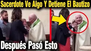 Estaban A Punto De Bautizar A Su Bebé Pero Sacerdote Ve Algo Extraño Y Detiene Todo