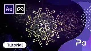 Magical Christmas Snow Crystal Opener Tutorial in After Effects  | Particle Builder