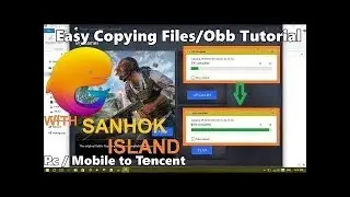 How to Copy Files , Obb From Pc   Mobile To Tencent Emulator