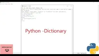 Python - Dictionary