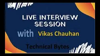 LIVE Interview Session with Vikas Chauhan (Fresher)