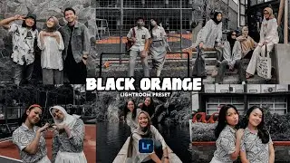 Black Orange -  Lightroom Mobile Presets | Black Preset | Black Filter | HDR Filters | Urban Preset