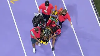 Lamecha Girma unconscious injury after fall on Mens 3000m Steeplechase Final Olympic