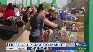 Free pop-up grocery