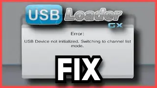 USB Device Not Initialized Error FIX (USB Loader GX) | Wii Homebrew Troubleshooting