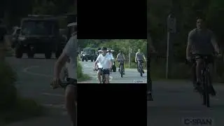 President Biden takes Sunday Bike Ride in Rehoboth Beach, Delaware.