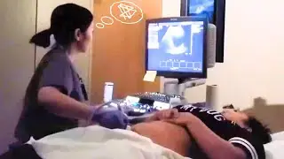 Ultrasound Student Scanning Sister Stunned At Discovery