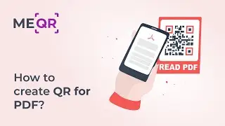 QR code for PDF. Simple manual to make QR code with PDF inside.