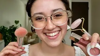 ASMR Friend Pampers You ⛅ Tingly Spa & Makeup (Layered Sounds)