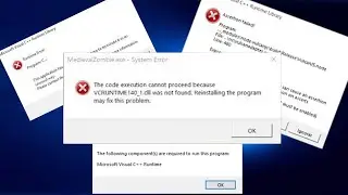 How to Fix all Visual C++ Error || ft. Windows 11