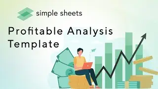 Profitability Analysis Excel Template Step-by-Step Video Tutorial by Simple Sheets