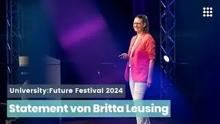Britta Leusing (Stifterverband | KI-Campus) zu KI und Hochschulen | U:FF 2024